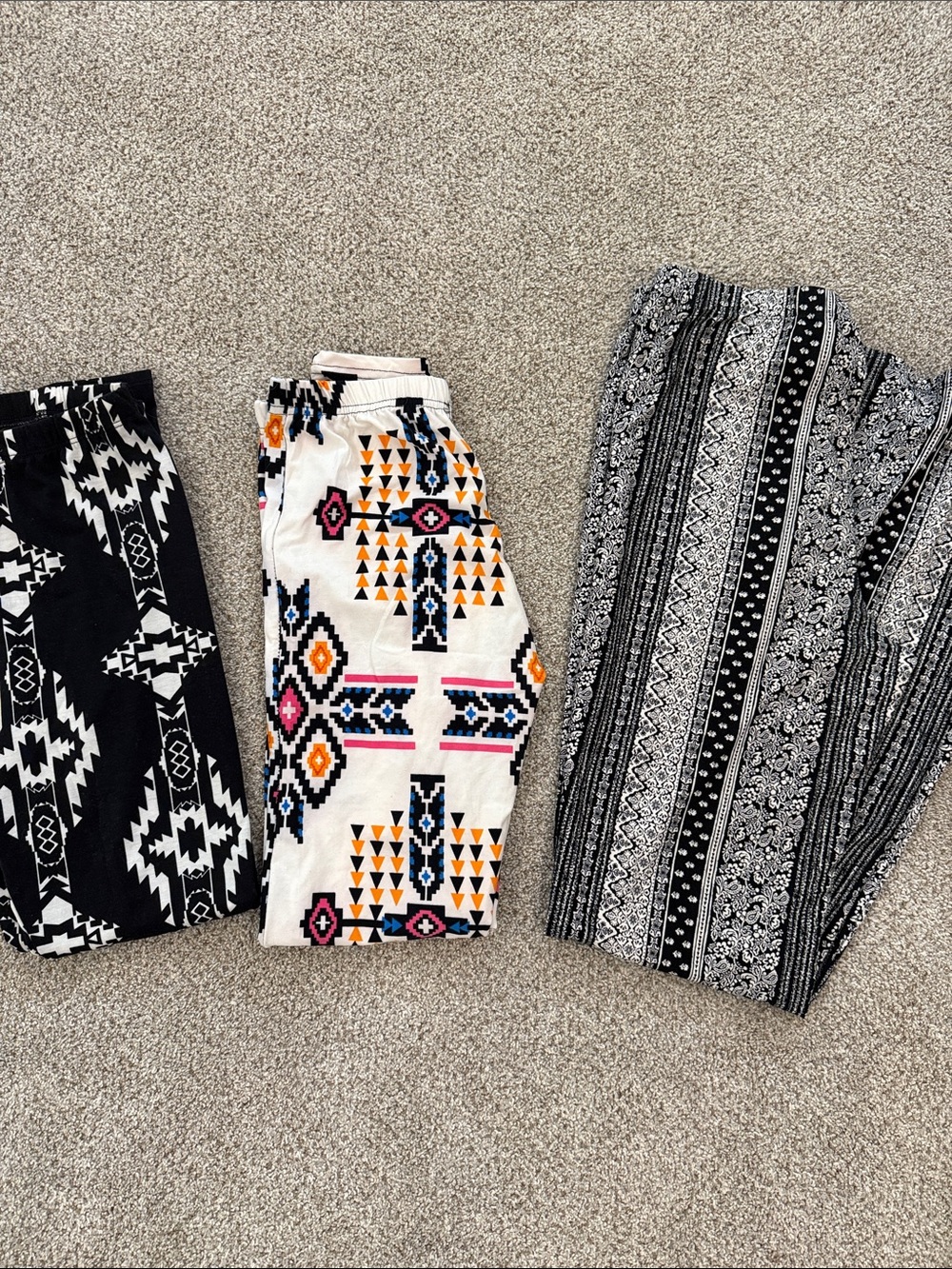 Lot of 3 Western Wear - Aztec - Bandana Leggings